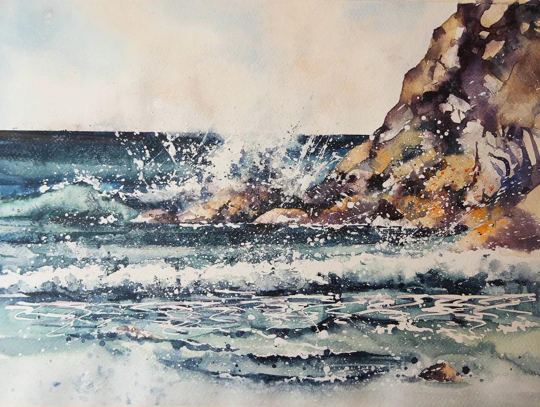 Sharing my techniques, a seascape